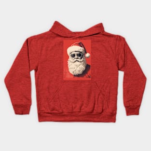 Vintage Santa Claus Kids Hoodie